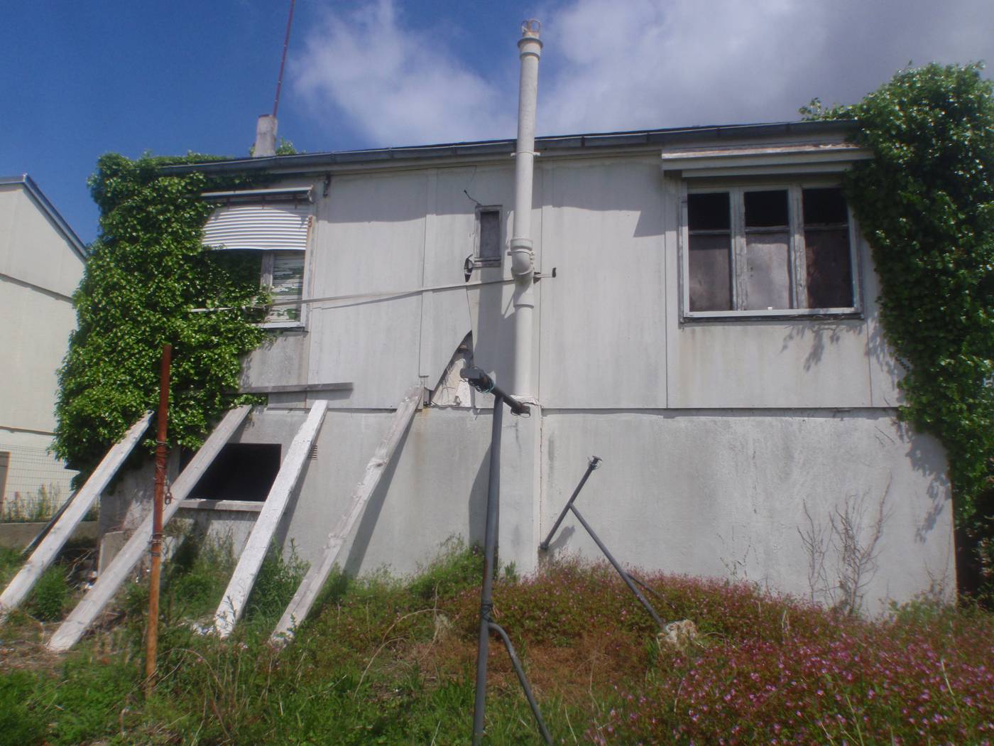 La ruine de maison coté sud / Jardin