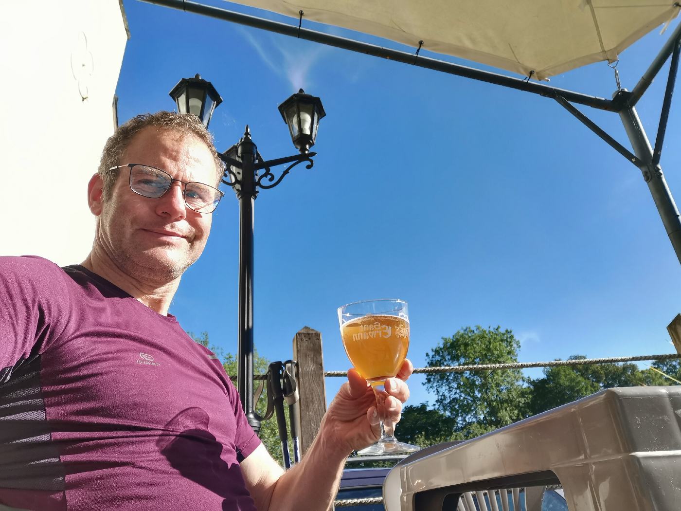 Une bière en terrasse pour fêter le soleil