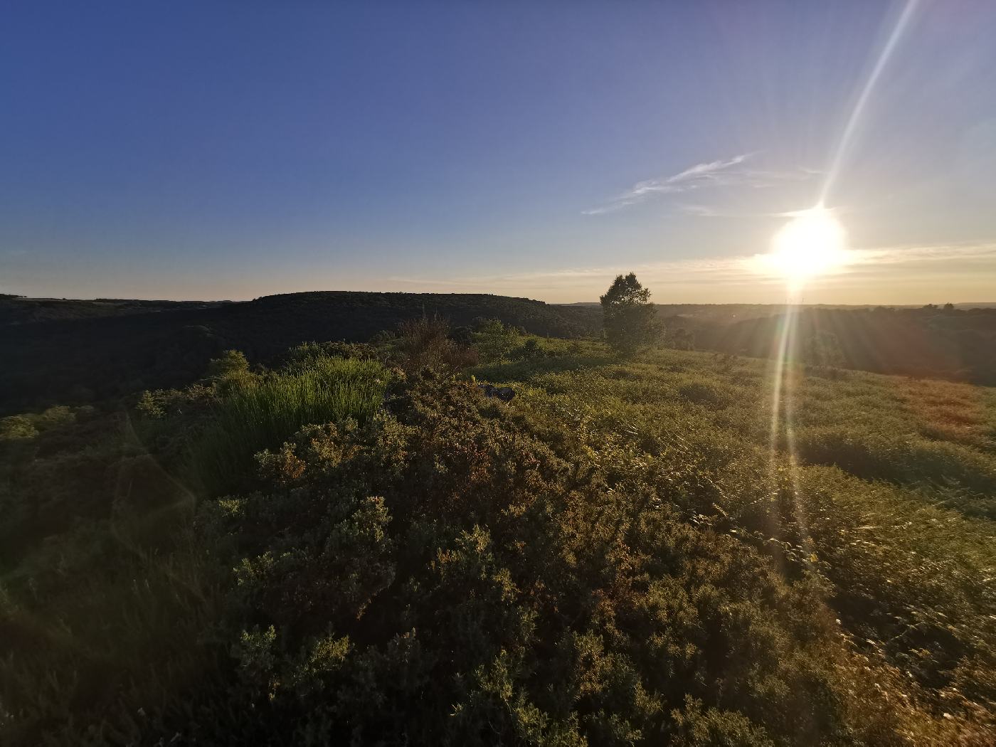 Coucher de soleil sur Coat Liscuit