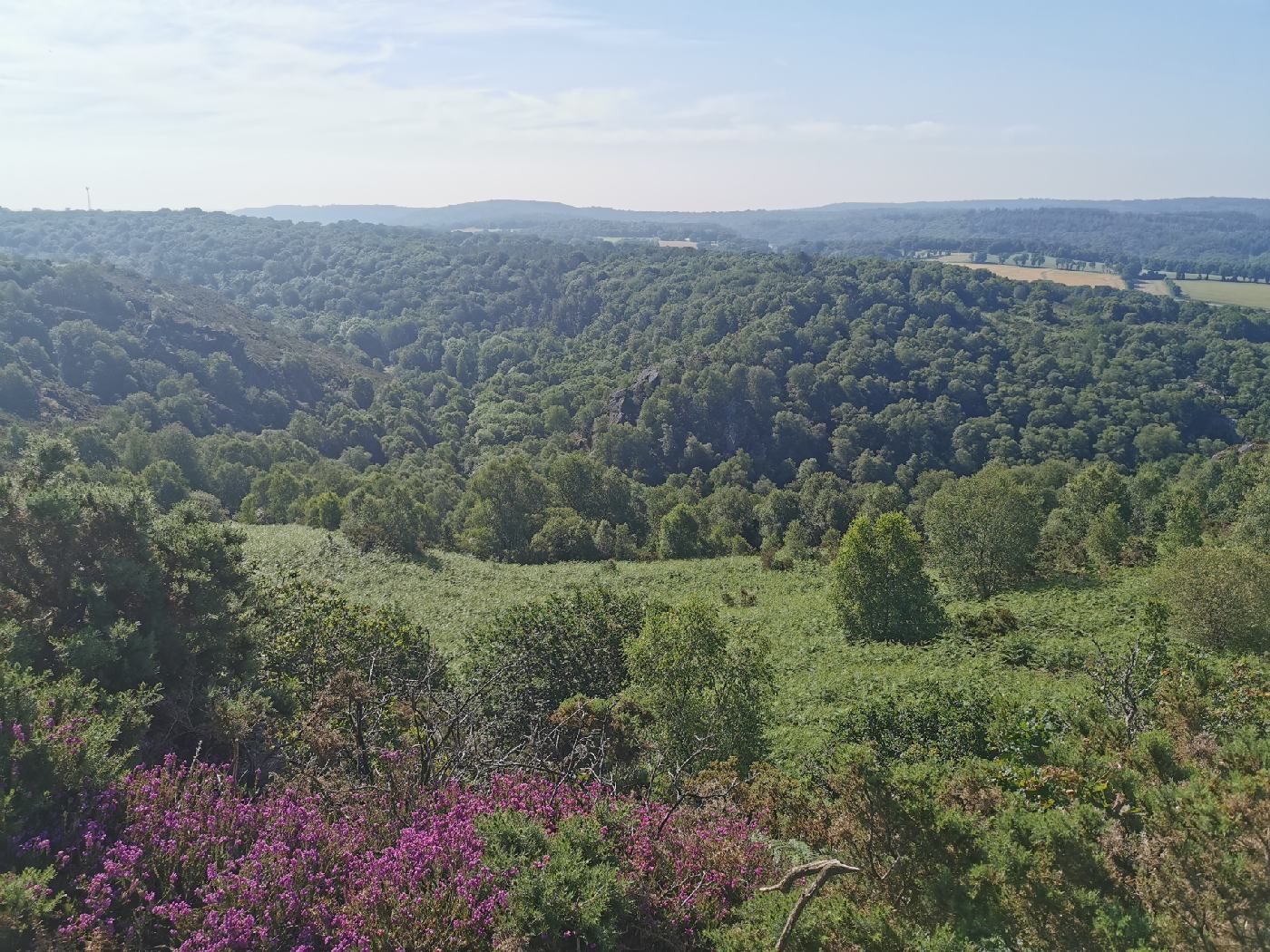 vue des crêtes de Liscuit