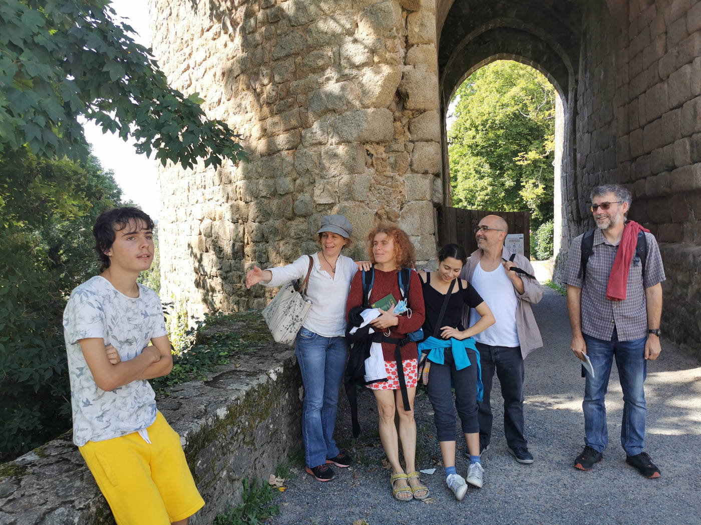 Rendez-vous à l'entrée du chateau