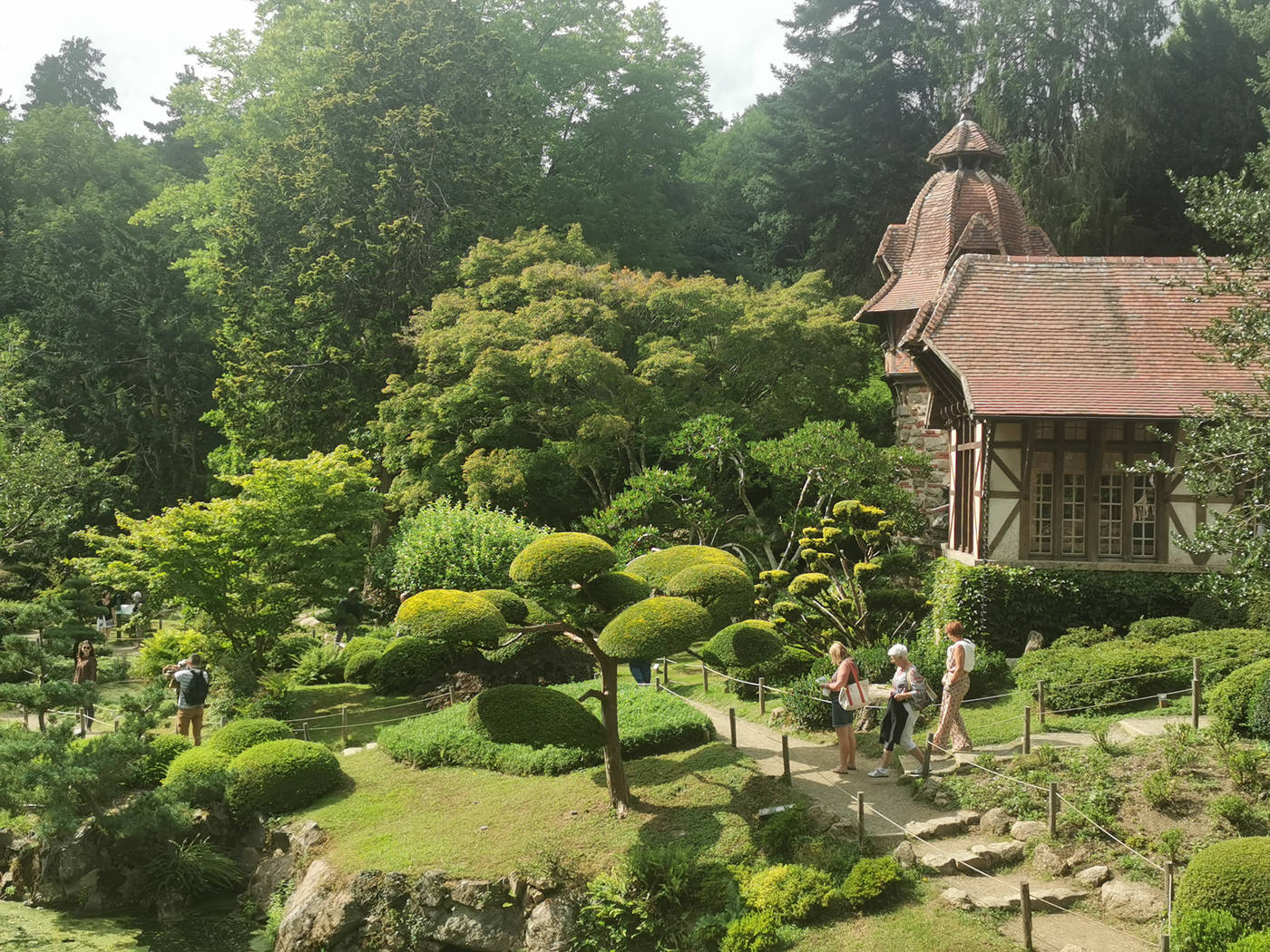 Cette fois c'est sur on est dans le jardin d'inspiration japonaise de Maulévrier