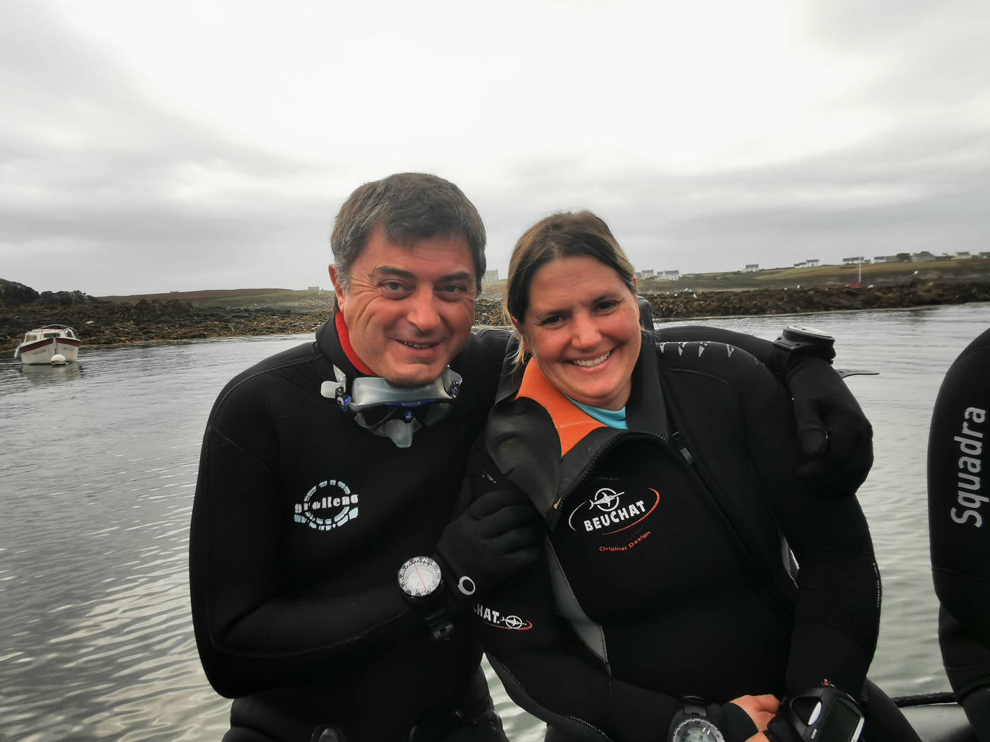 Philippe et Magali, sourire crispé