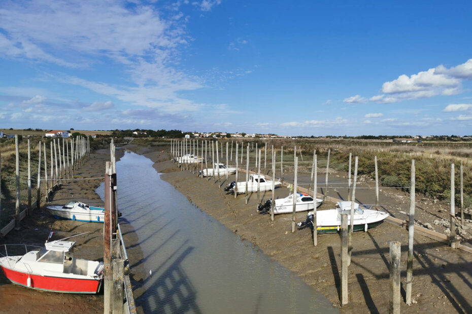 Les bateaux à l'échouage