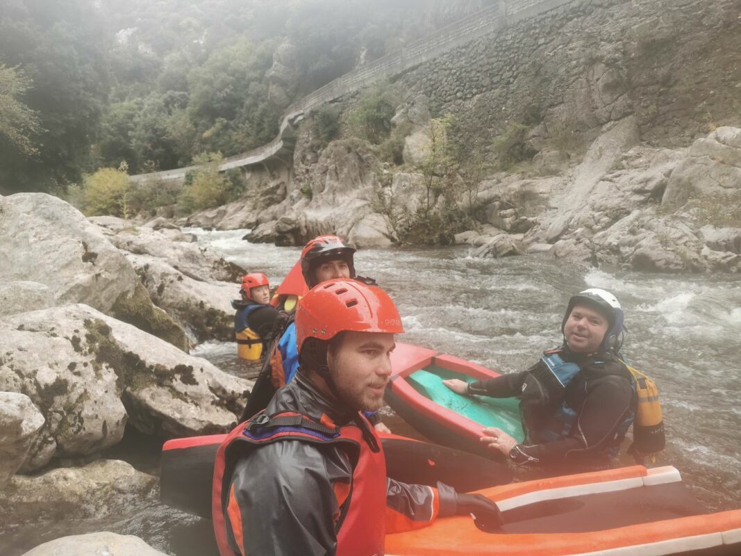 Sortie des gorges de St Georges