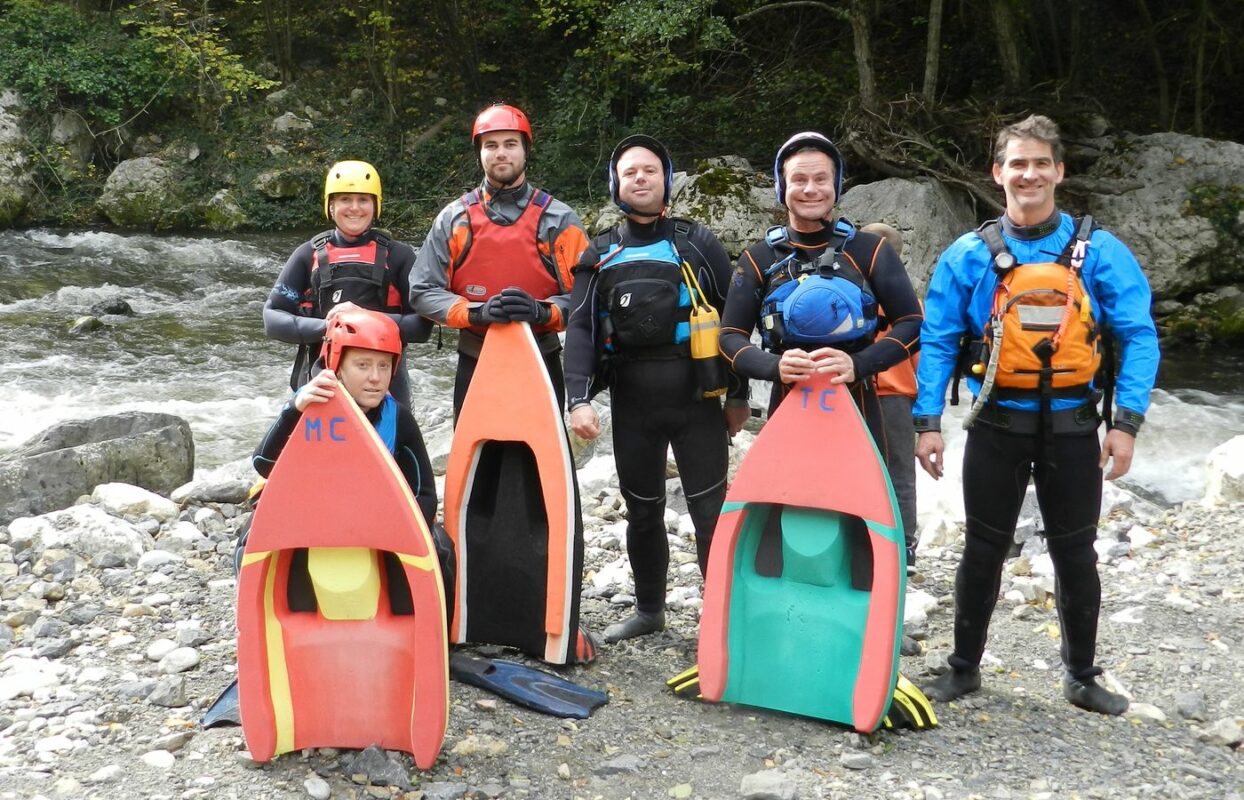 Les Bretons prêt pour la descente