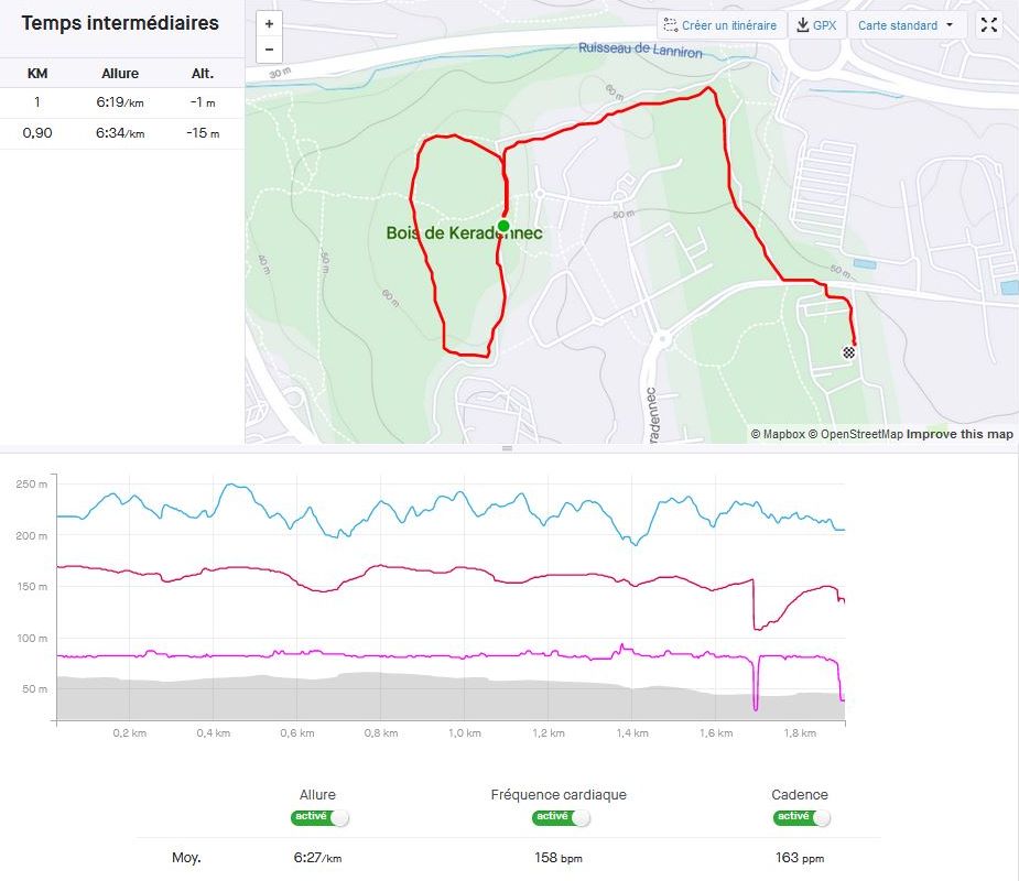 Jogging du 18/11 à 11h50 - partiellement enregistré