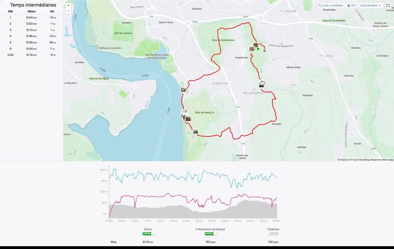 Jogging du 15/12 à 11h54 - 6,52km 40min31s