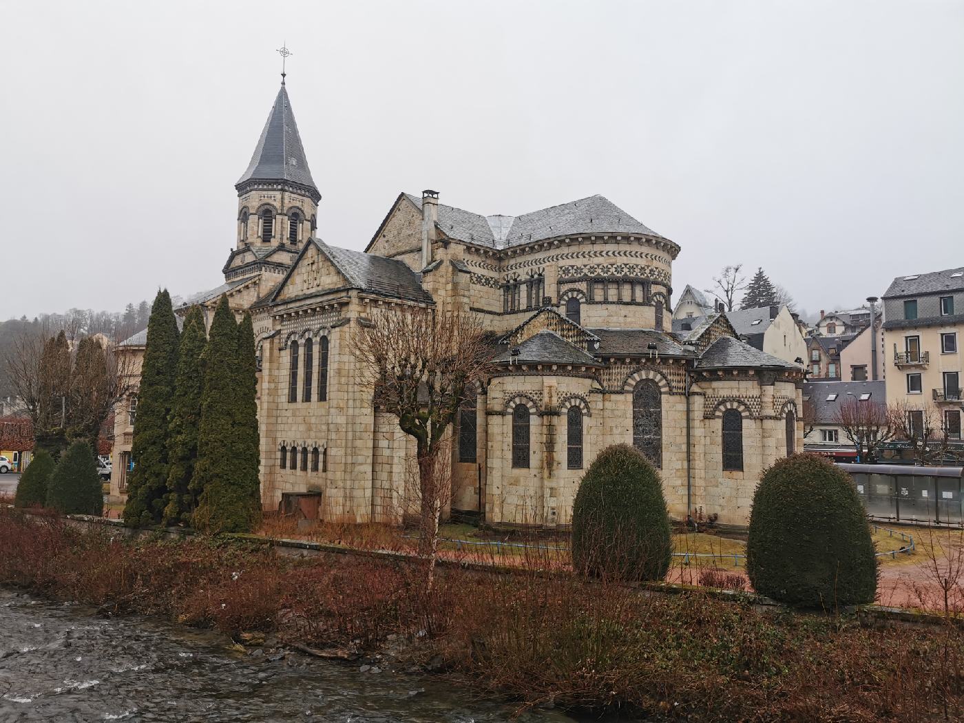 L’arrière de l'église