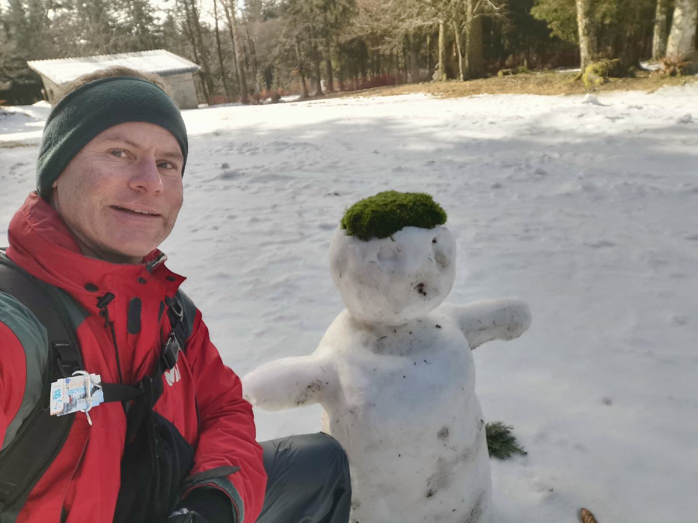 Le bonhomme de neige marque l'arrivé  !