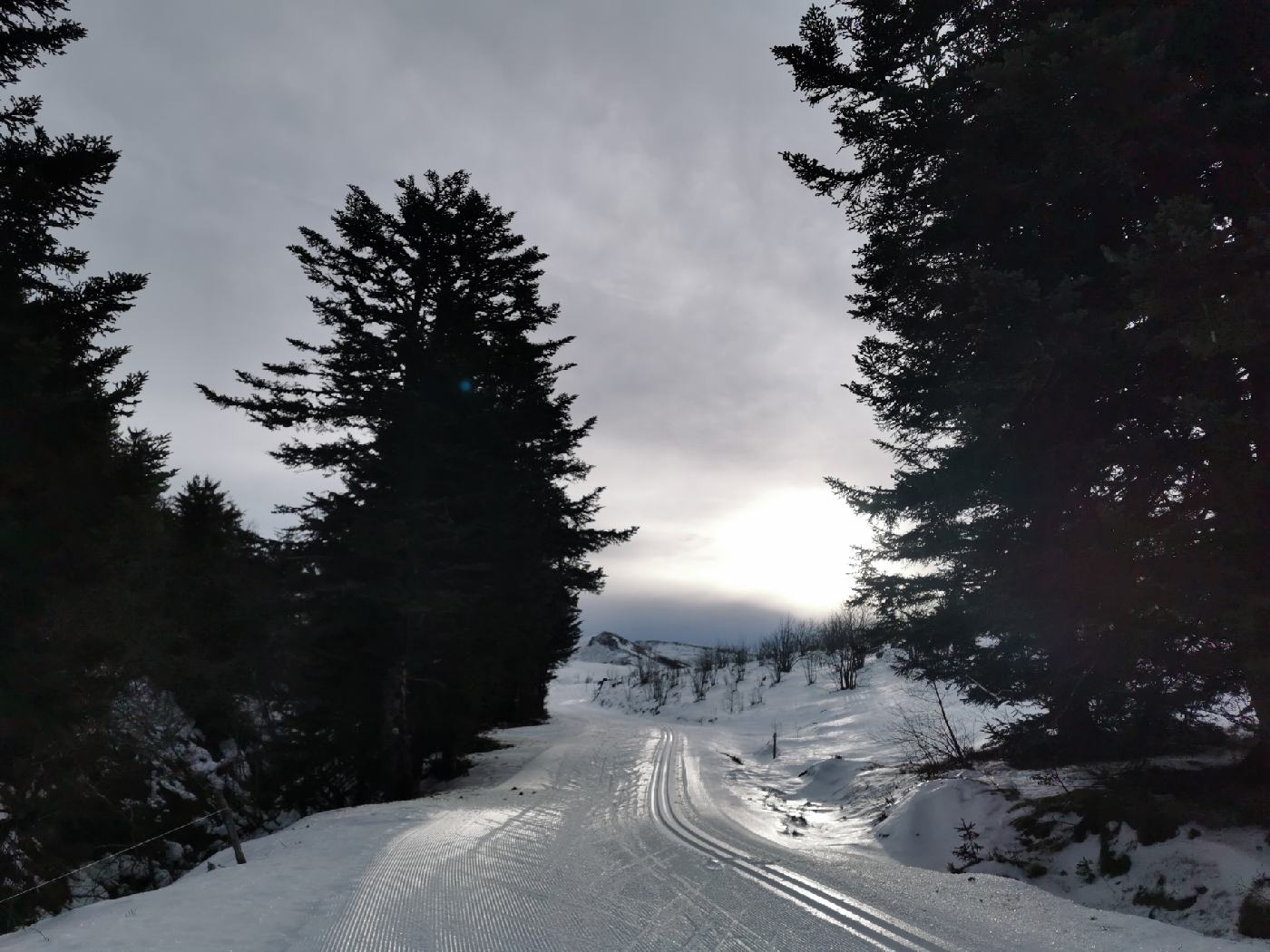 Même fin de montée qu'hier, mais en premier, c'est moins épuisant !