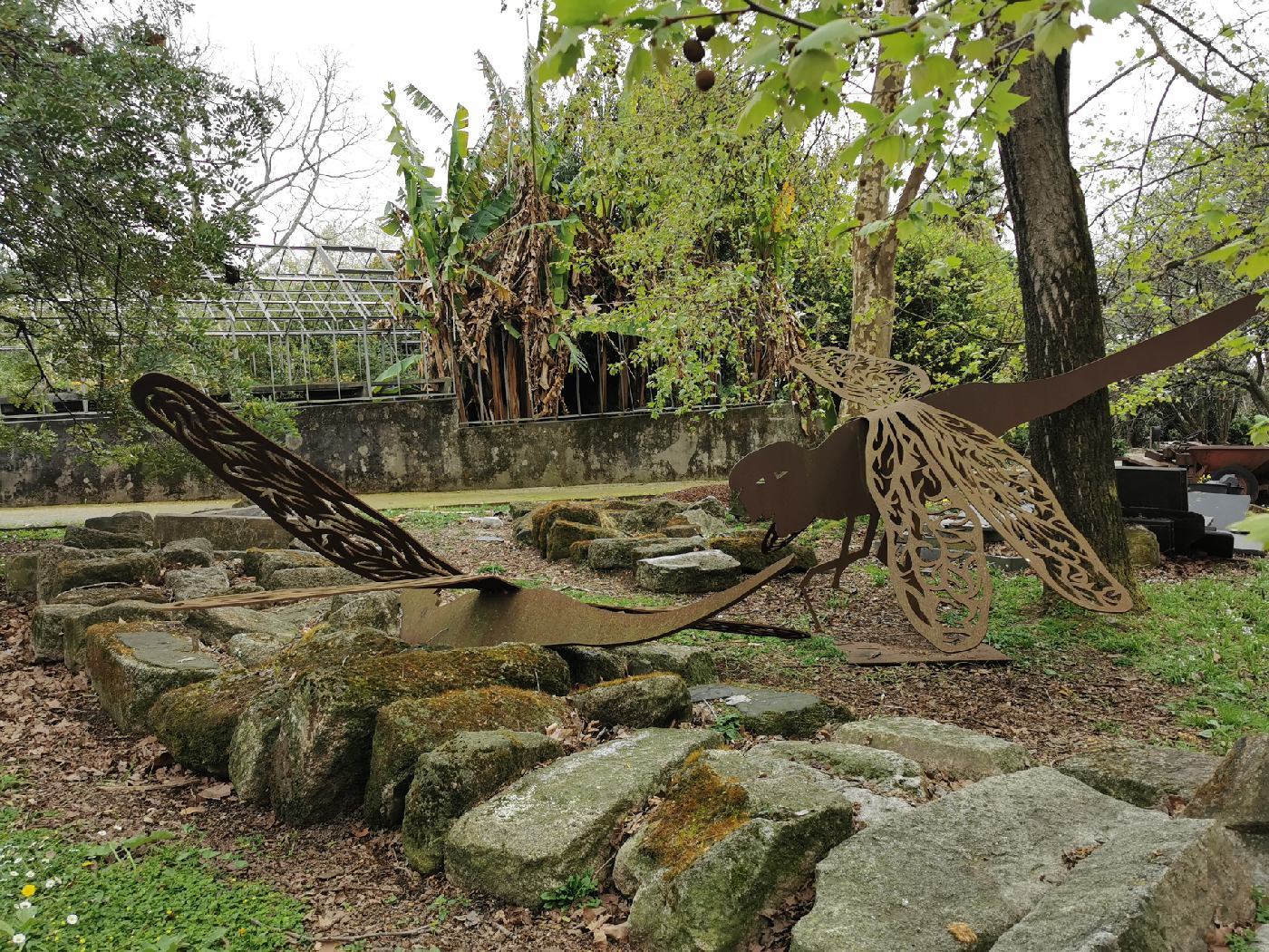 Sculptures au jardin Botanique