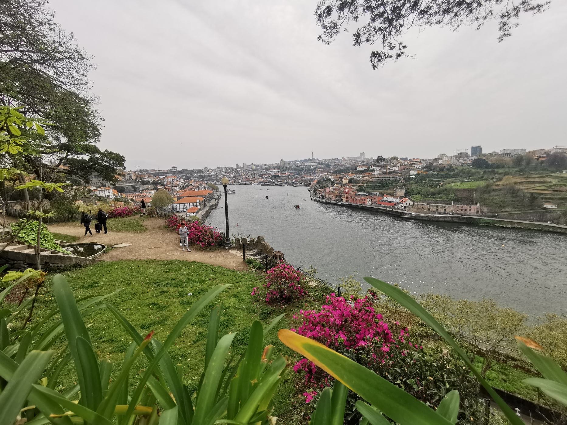 Vu sur la ville depuis le jardin de cristal