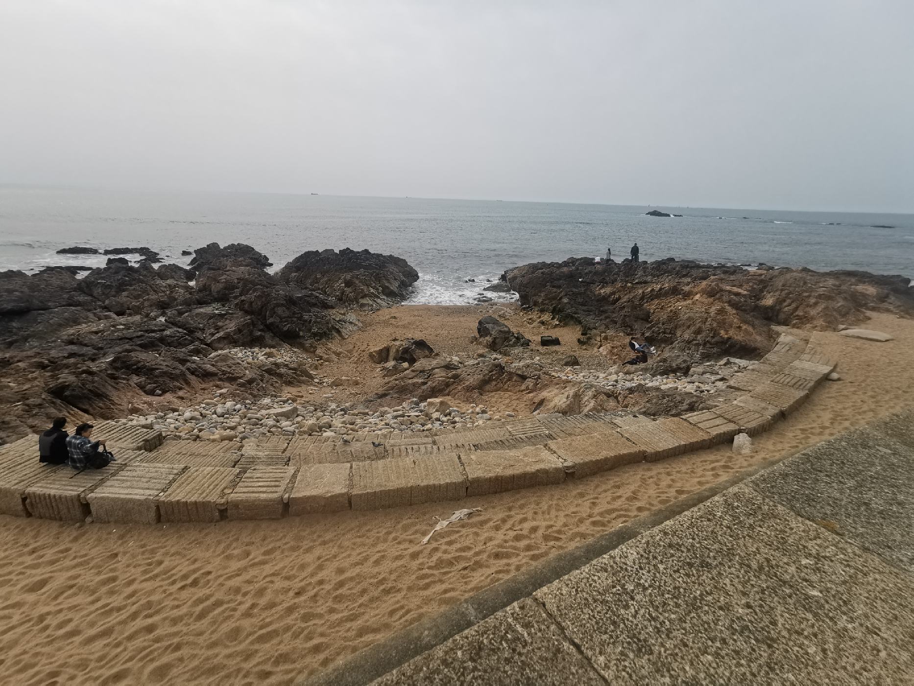 La côte à Foz, à l'embouchure du Douro