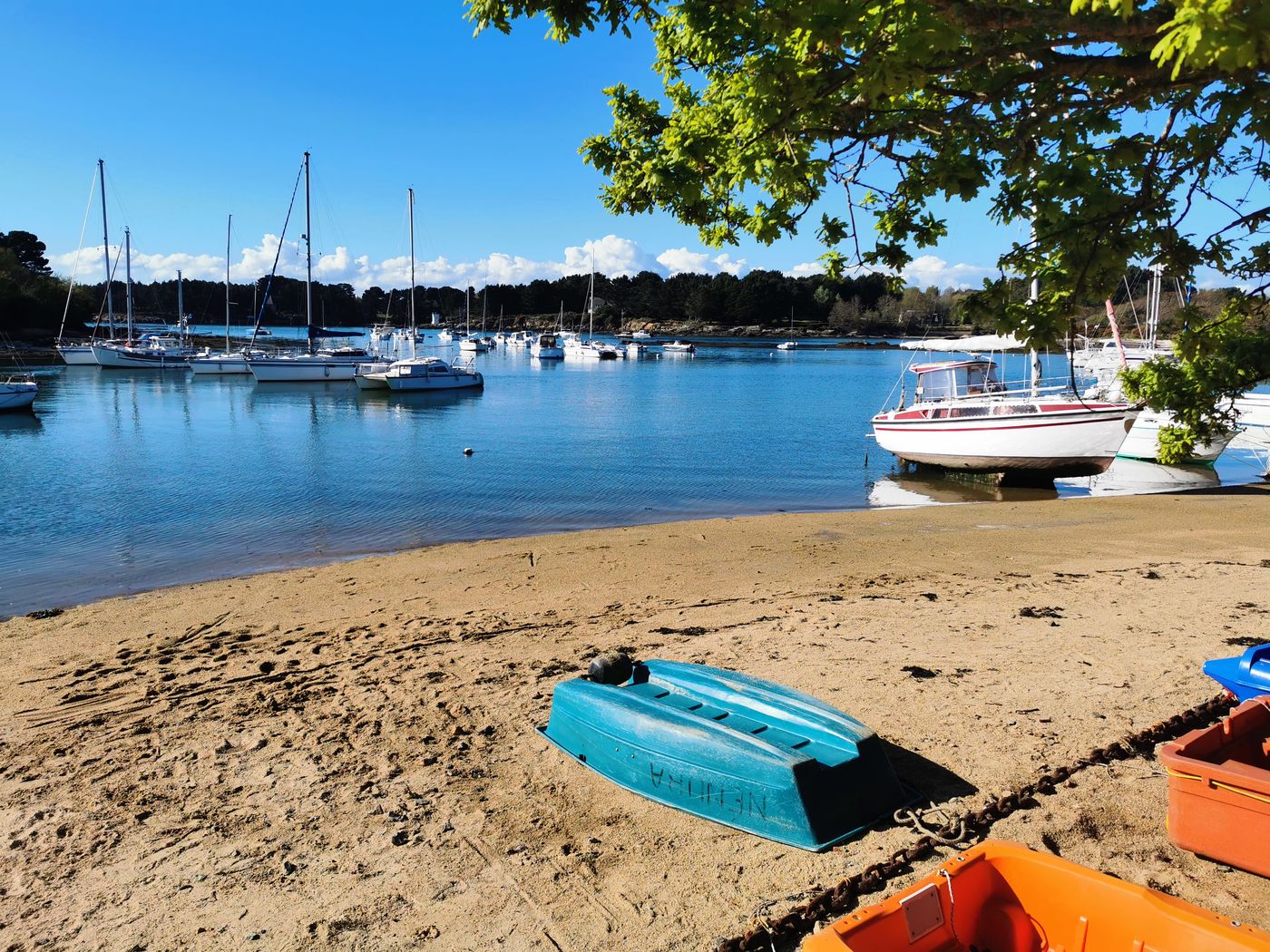 Plage à la cale de Pors-an-Halen