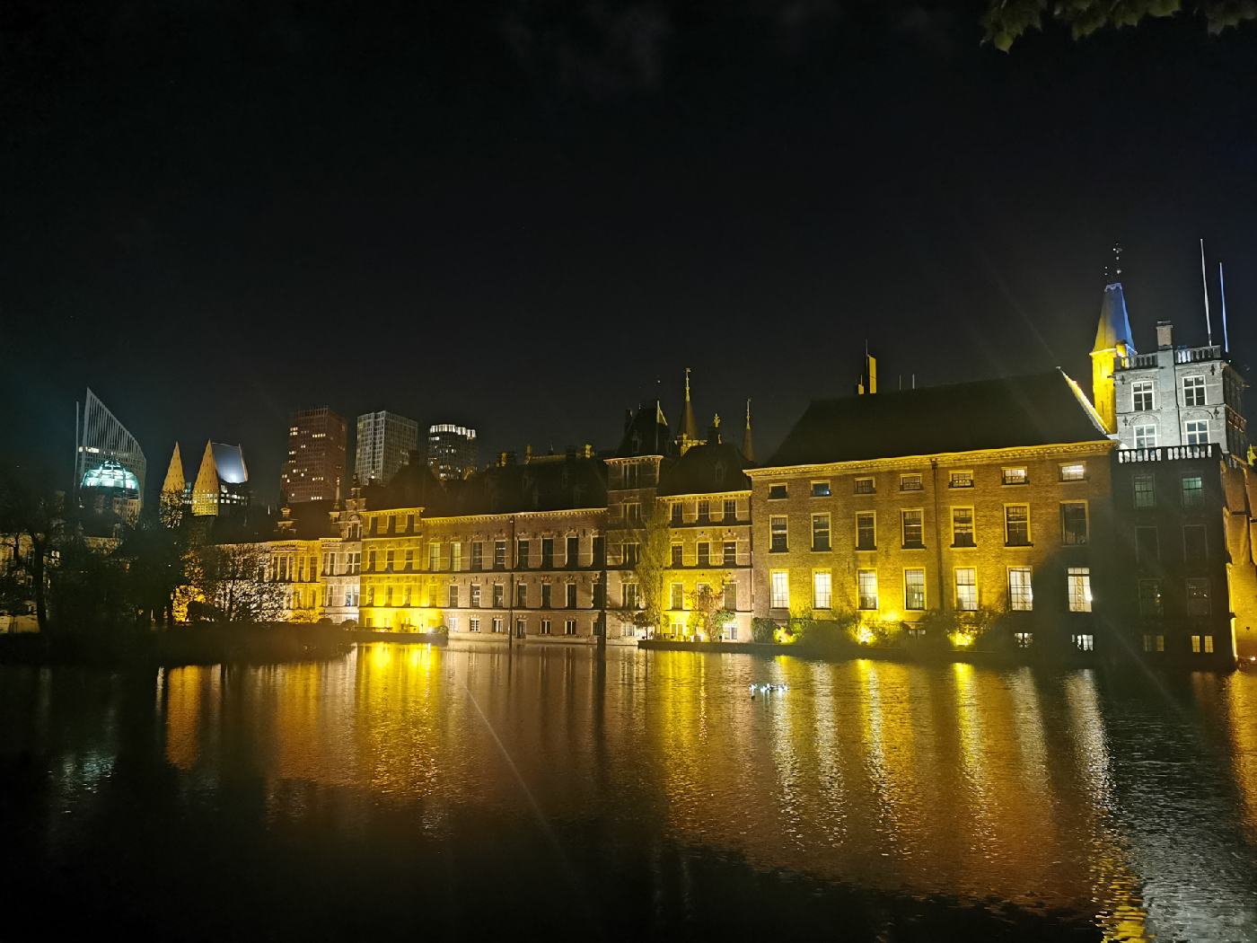 Le centre ville de nuit