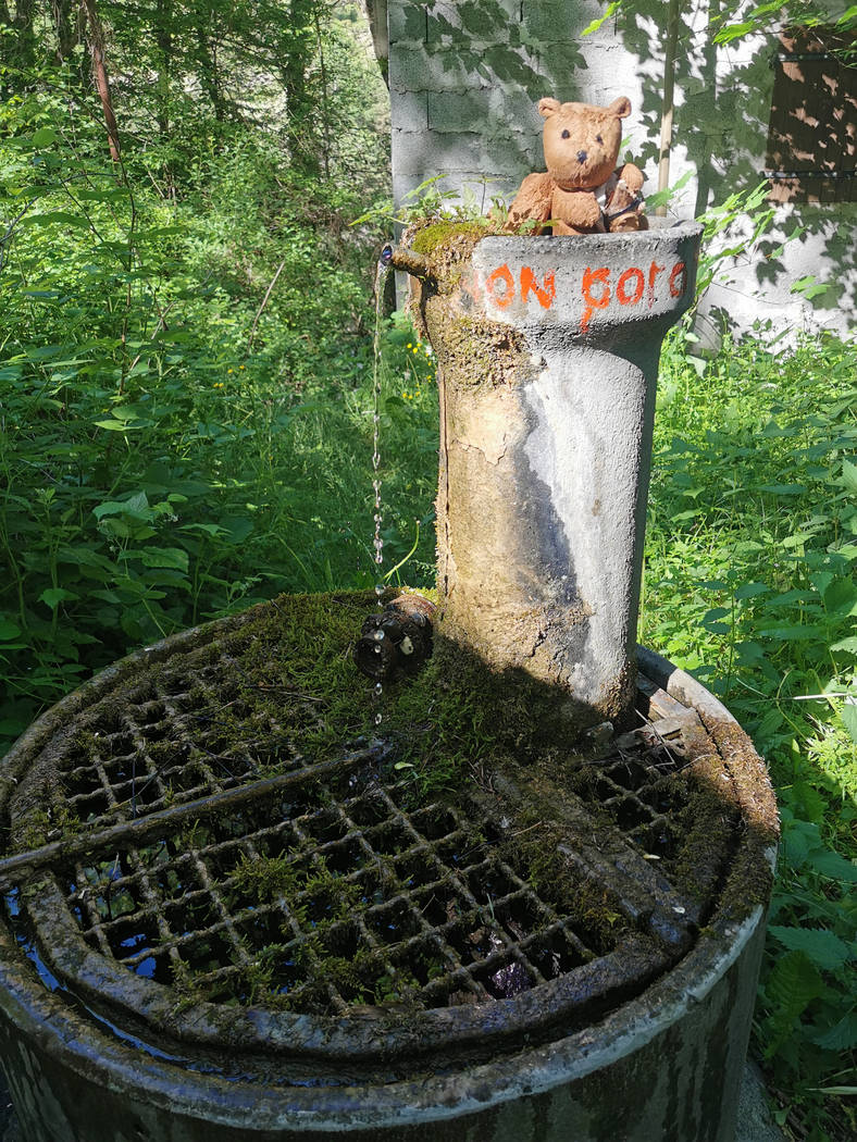 Fontaine à l'arrivée