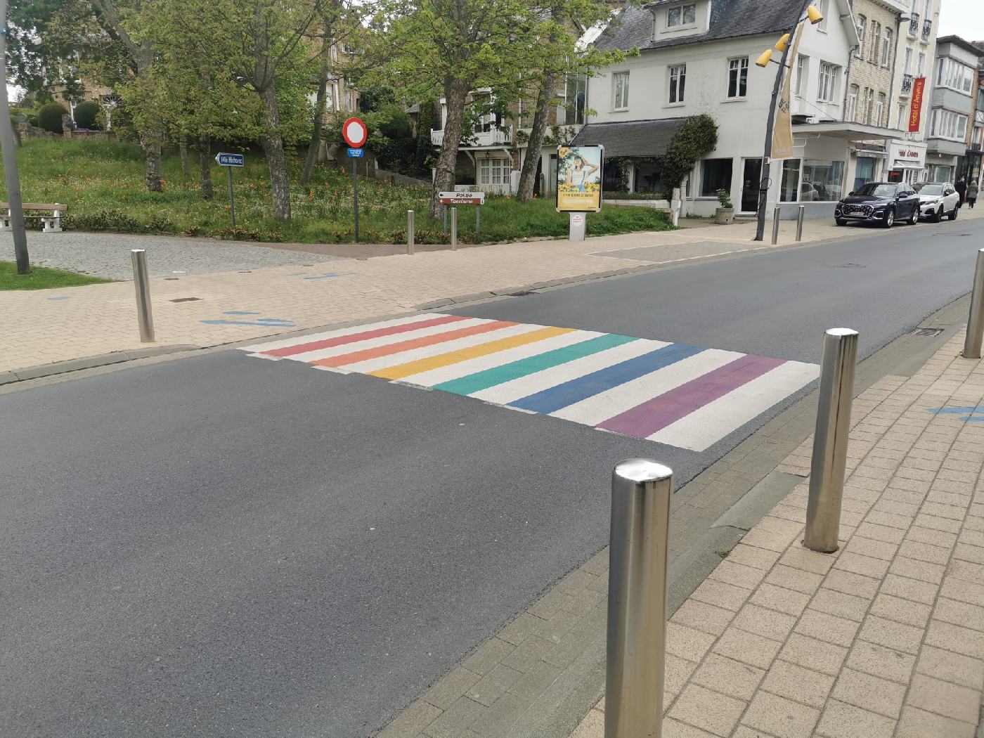 Raimbow-trottoir ? à la Panne
