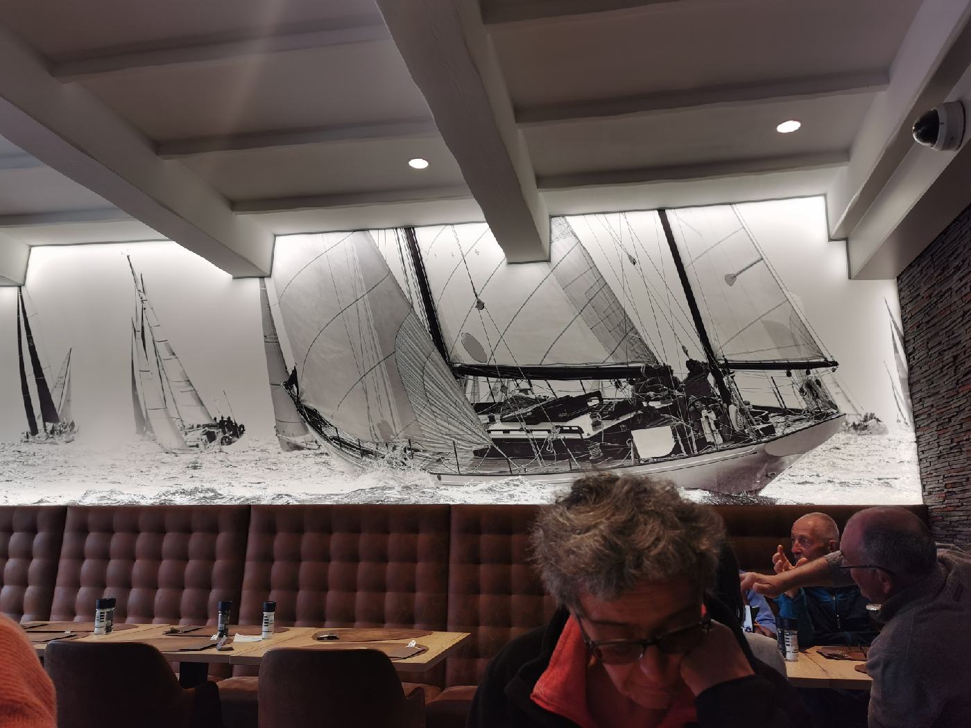 Jolie déco au restaurant 'Le Voilier'