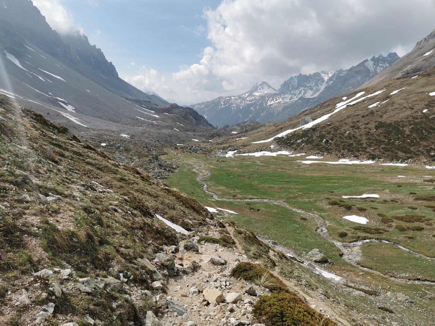 La descente à travers les cours d'eau