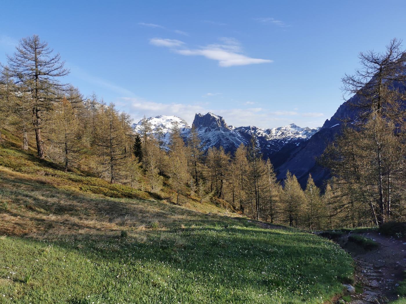 Le mont Tabor au petit matin, ciel bleu !