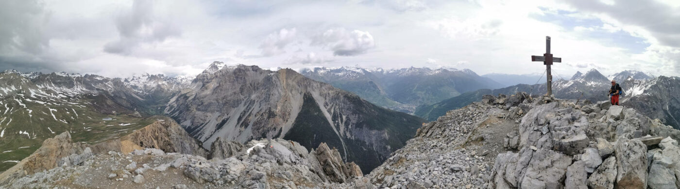 Arrivé a l'Aiguille Rouge