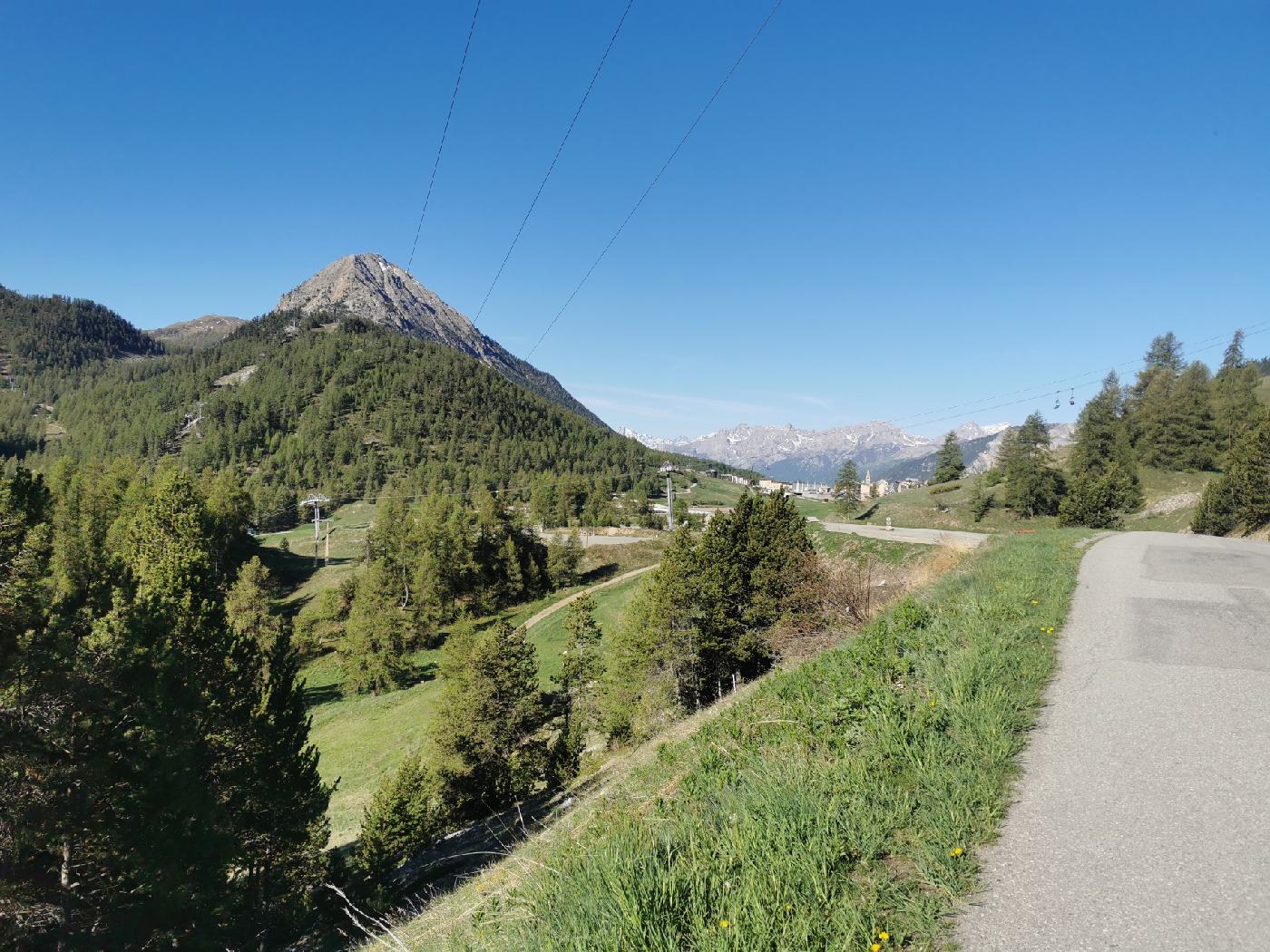 Arrivé sur Mongenèvre et ses télésiéges