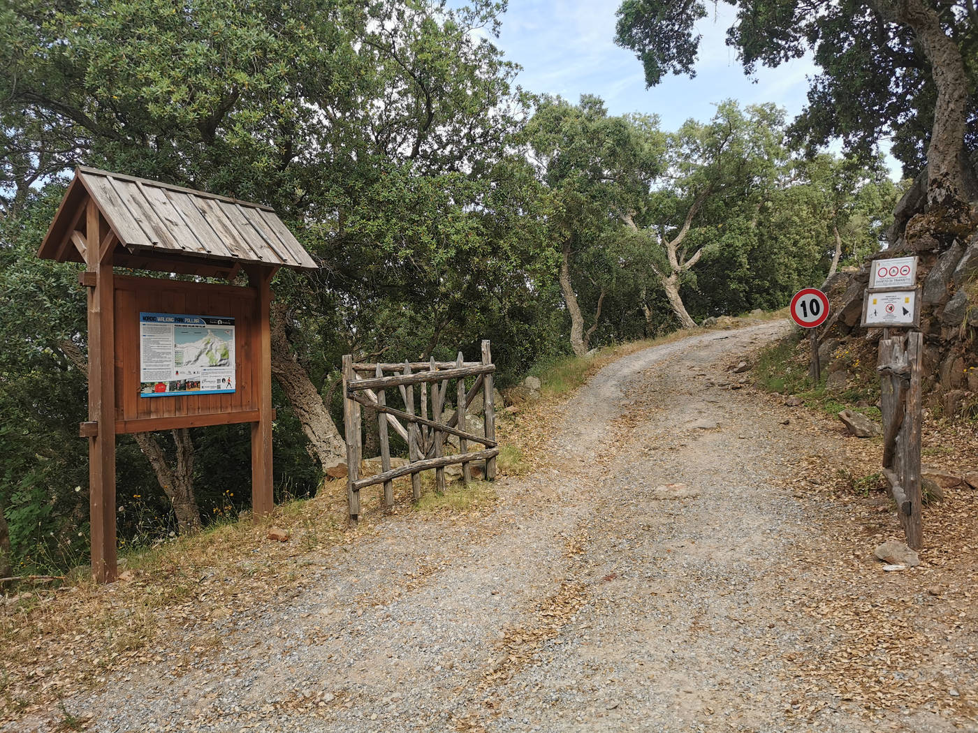 L’entrée de la réserve