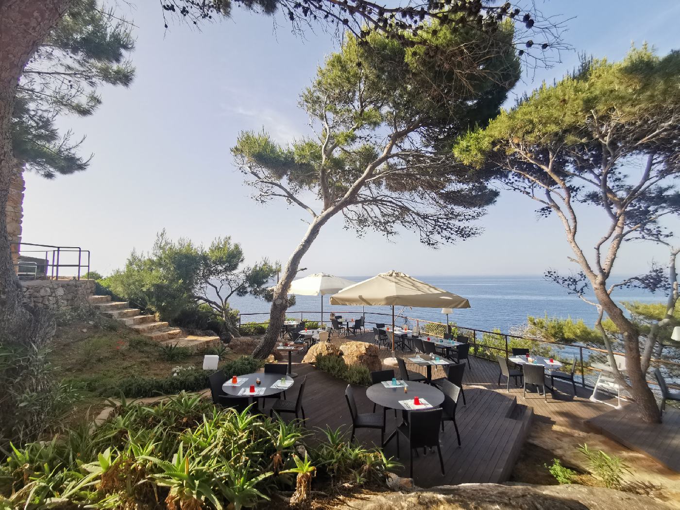 Un restaurant à ciel ouvert