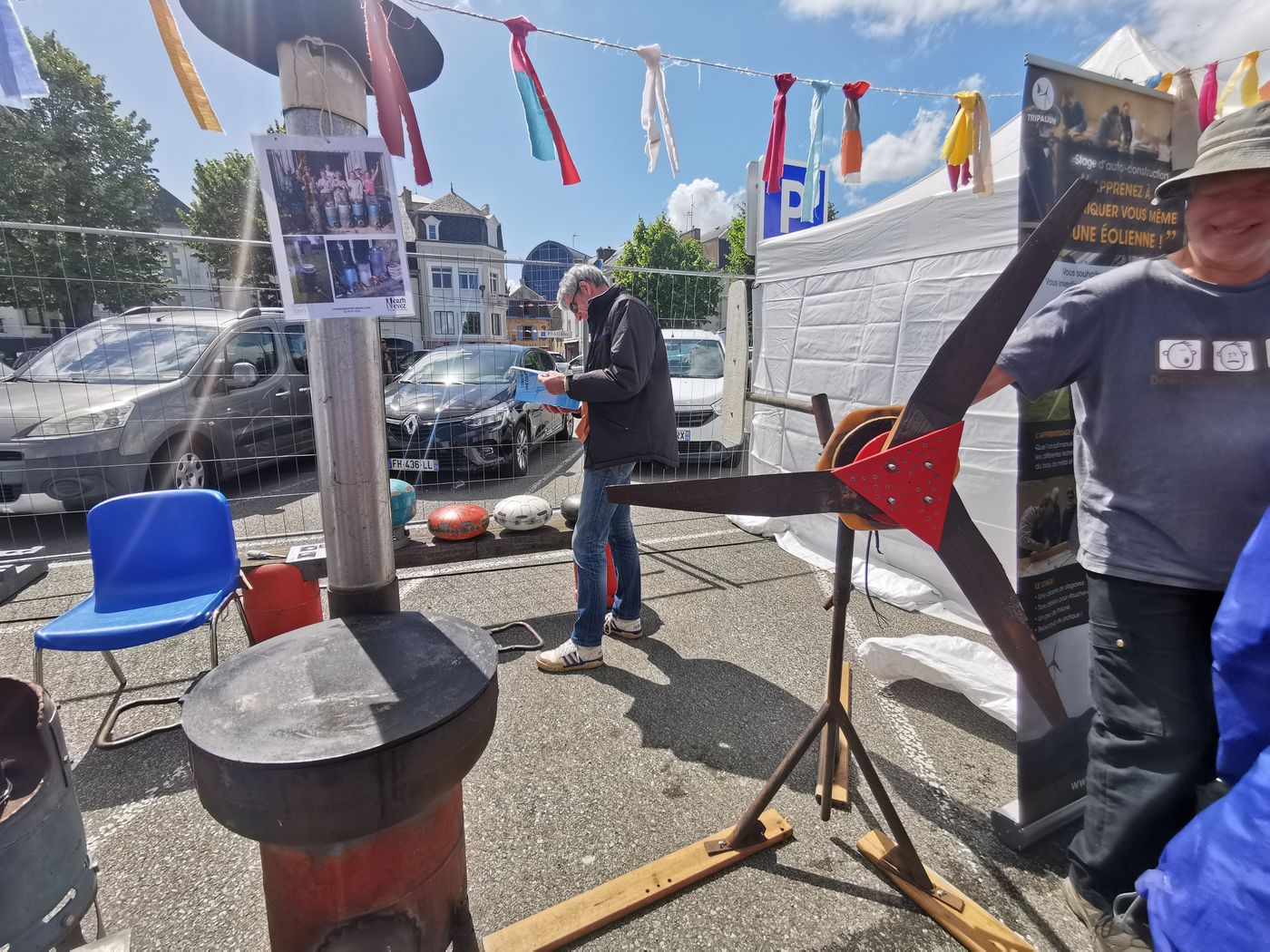 Peut être un jour la fabrication d'une éolienne Piggott à l'Atelier Z à Nevez