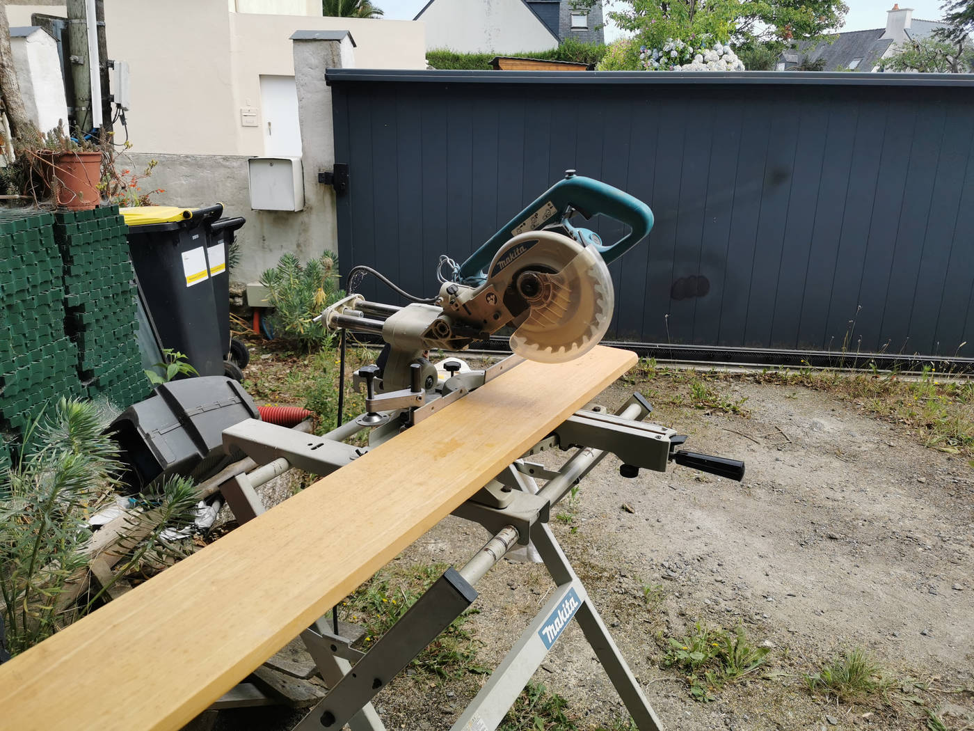 Transformation de la table en contre-marche.