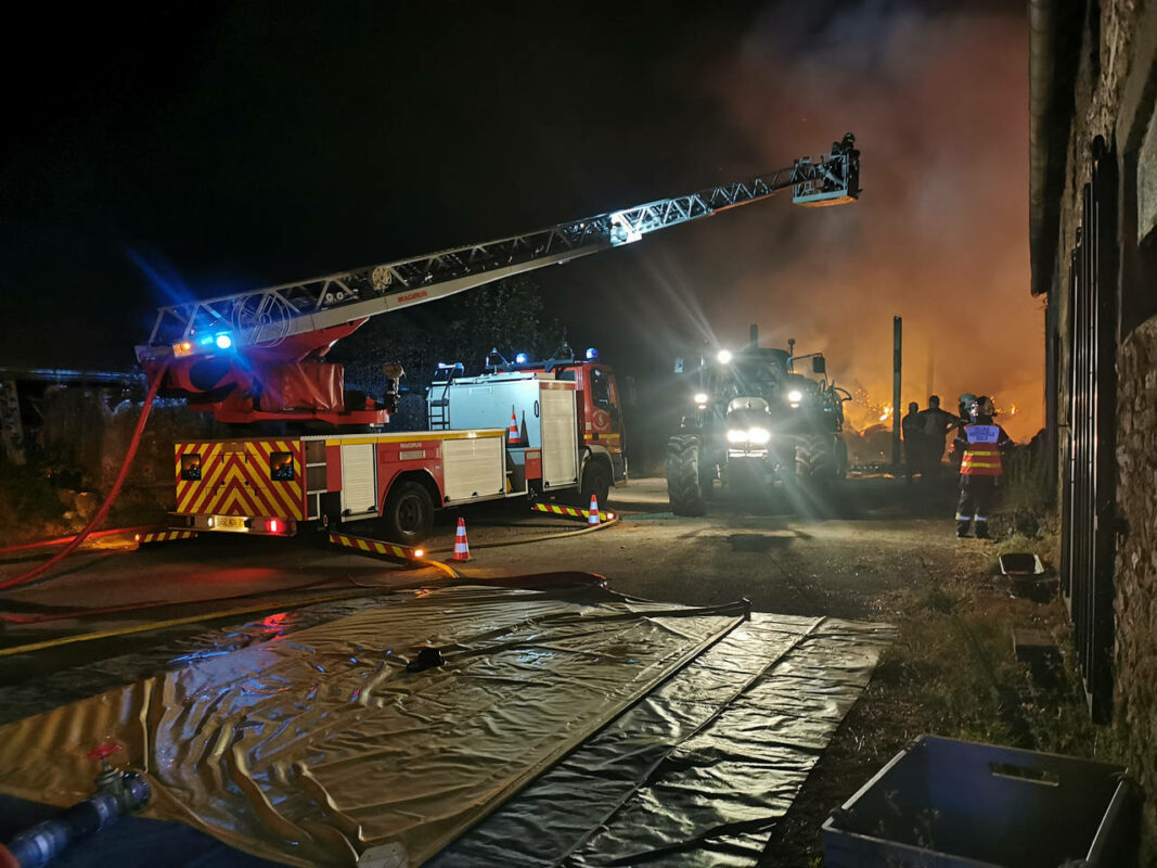 Feu de Hangar St Yvi