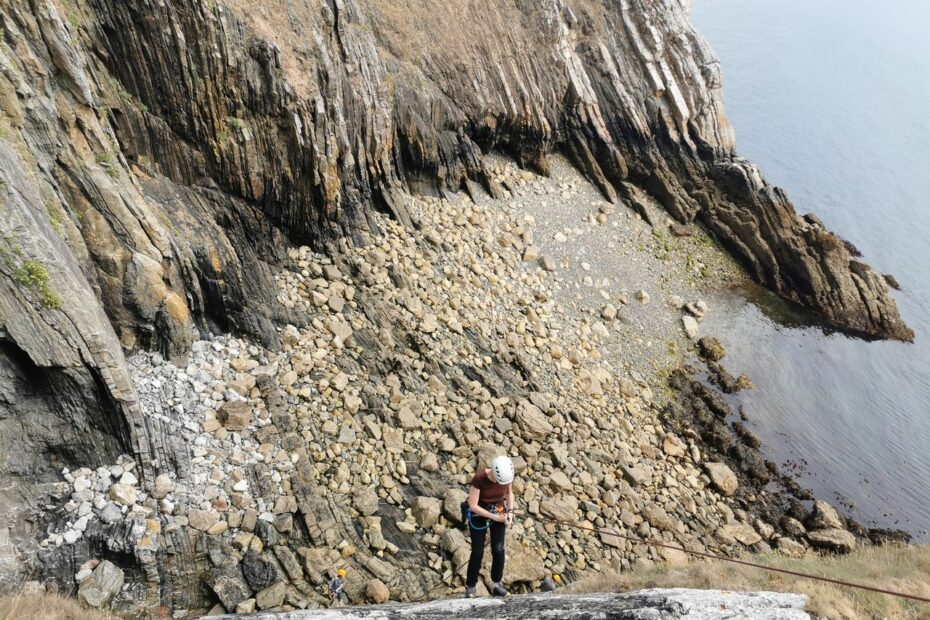 Descente en rappel