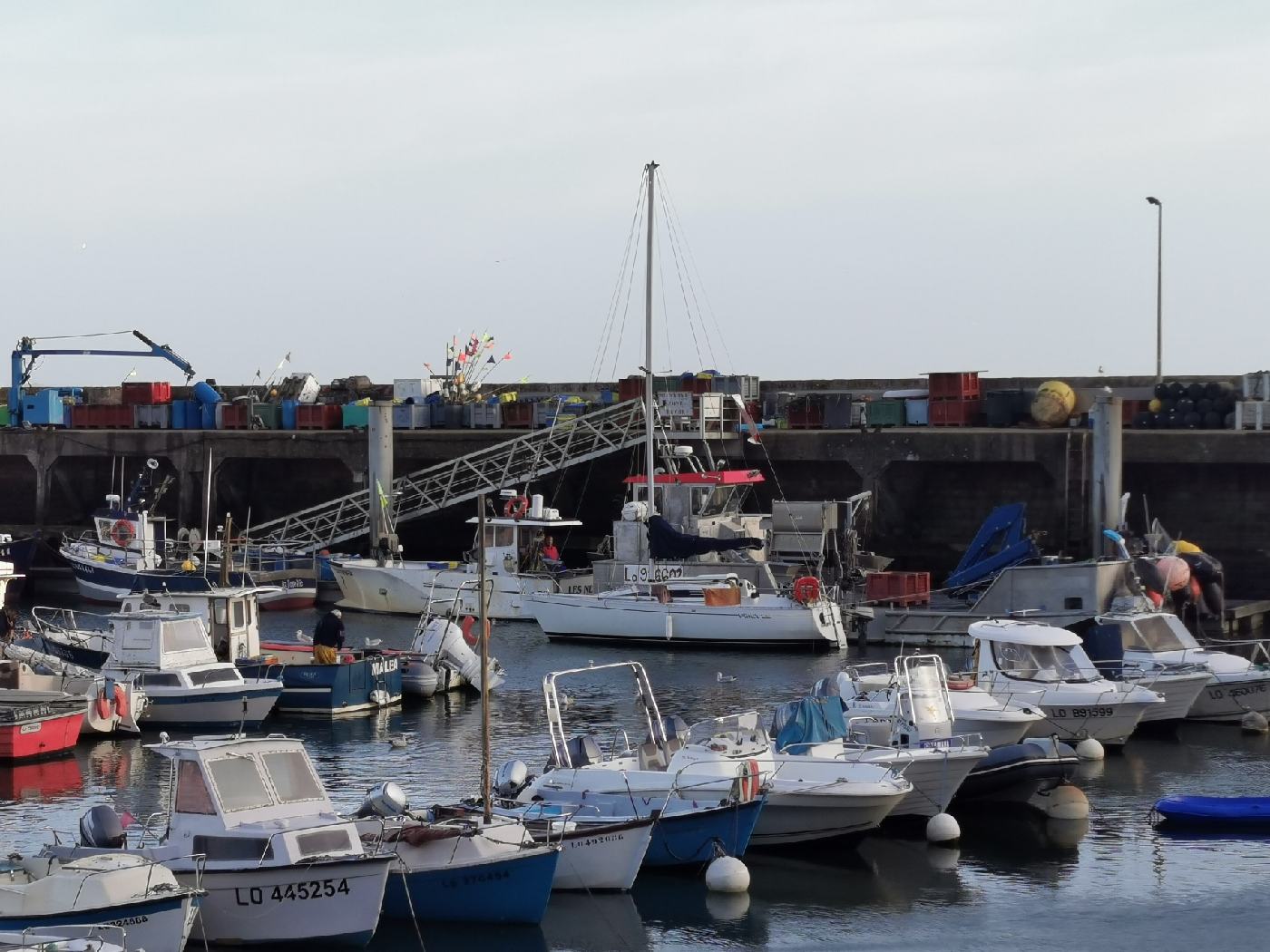 'Notre' voilier dans le port