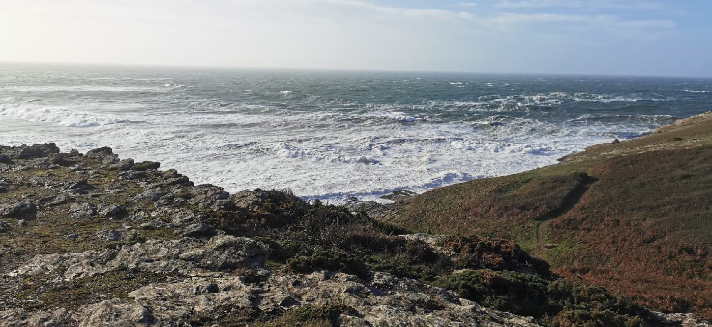 Coté au vent, c'est plus impressionnant !