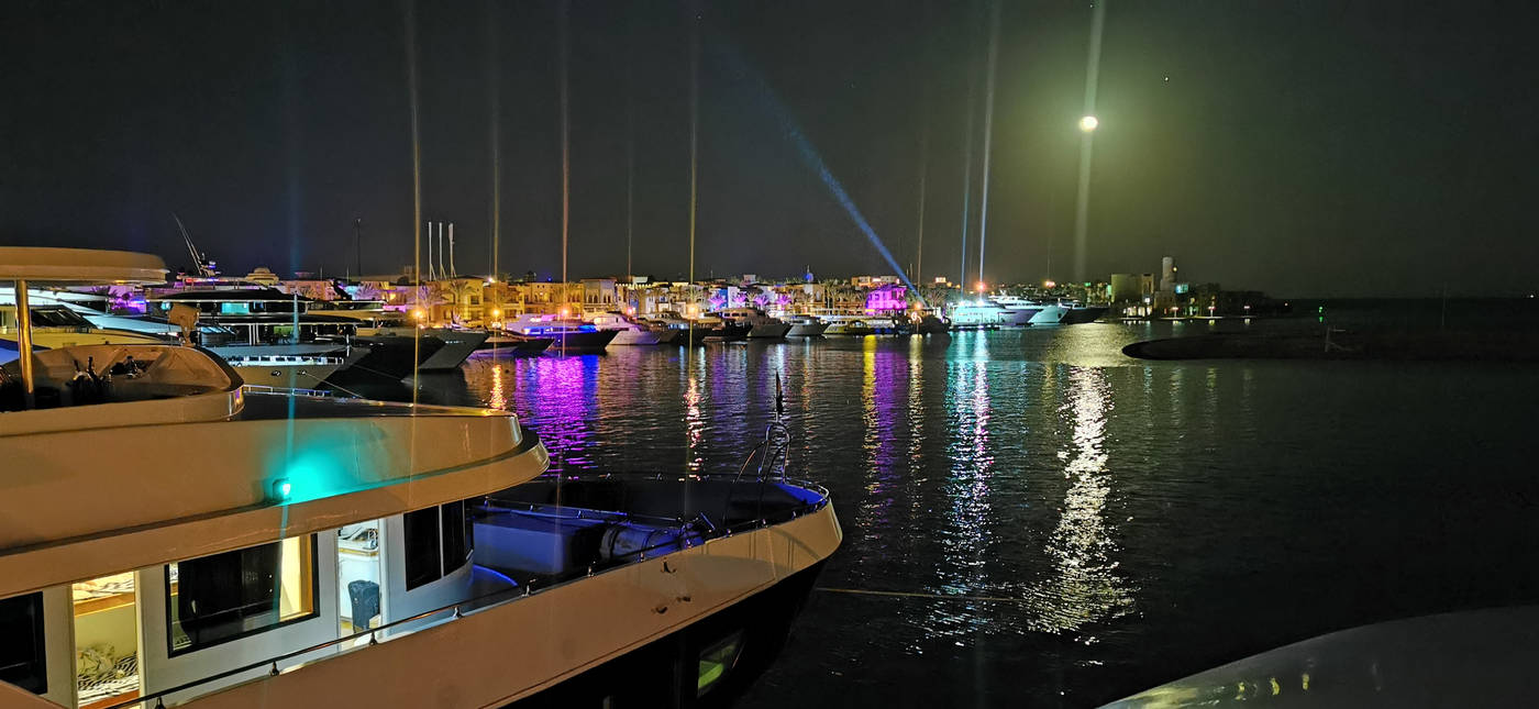 Port Ghalib de nuit