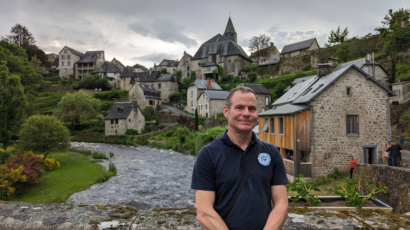 Bertrand sur le vieux pont