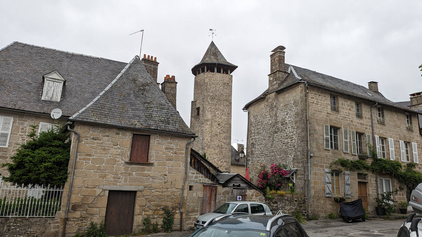 La tour de guet dans lequel on est monté