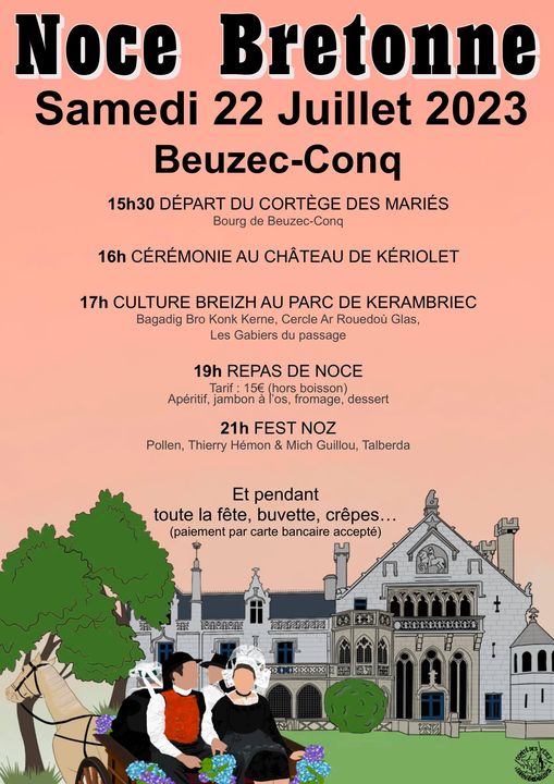 Affiche Noce Beuzec 2023