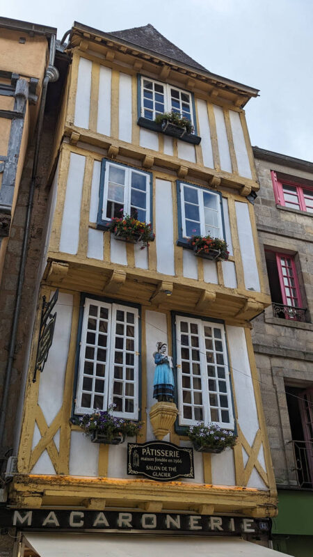 Détail de façade à Quimper