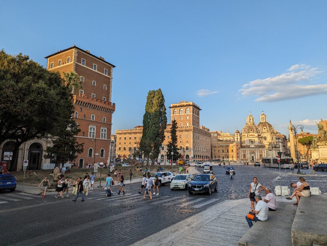 L'impressionnante Piazza Venezia