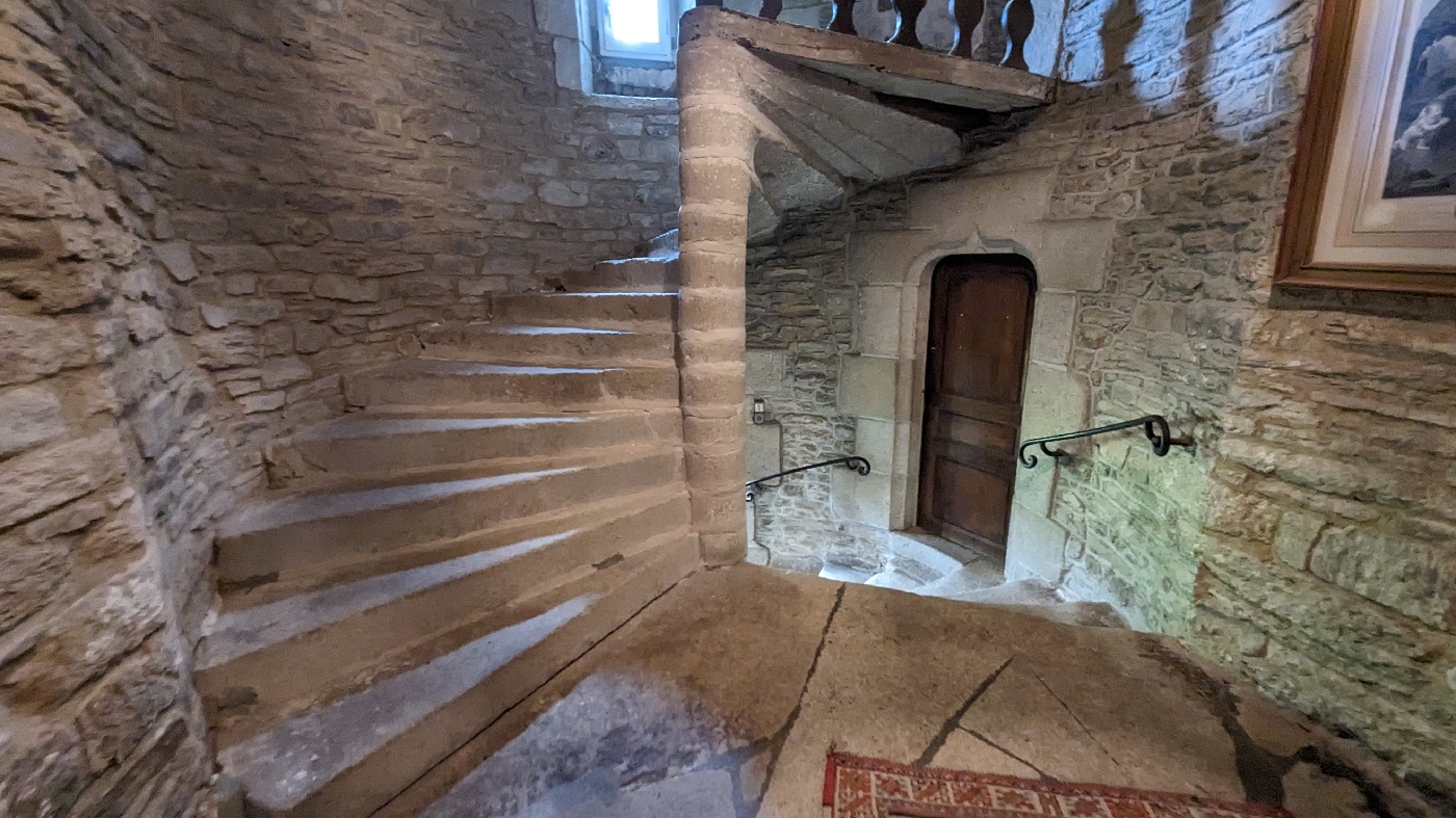 L'escalier en granite