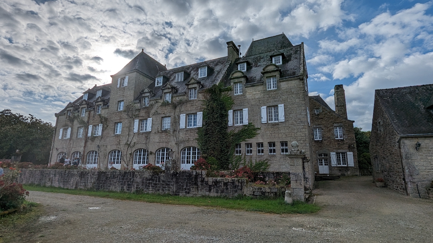 Effet de ciel sur le manoir