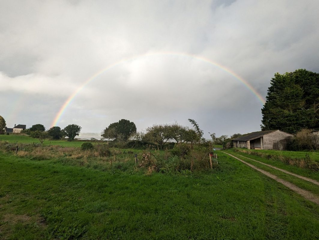 Ce bel arc-en-ciel annonce la météo du week-end