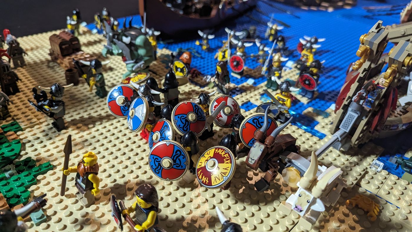 Combats viking par Bruno