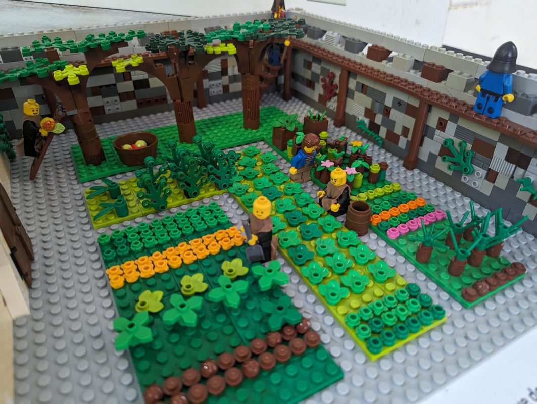 Le potager de l'abbaye par Guénolé