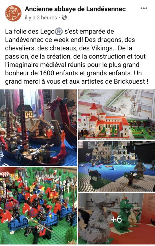 Post Facebook du musée