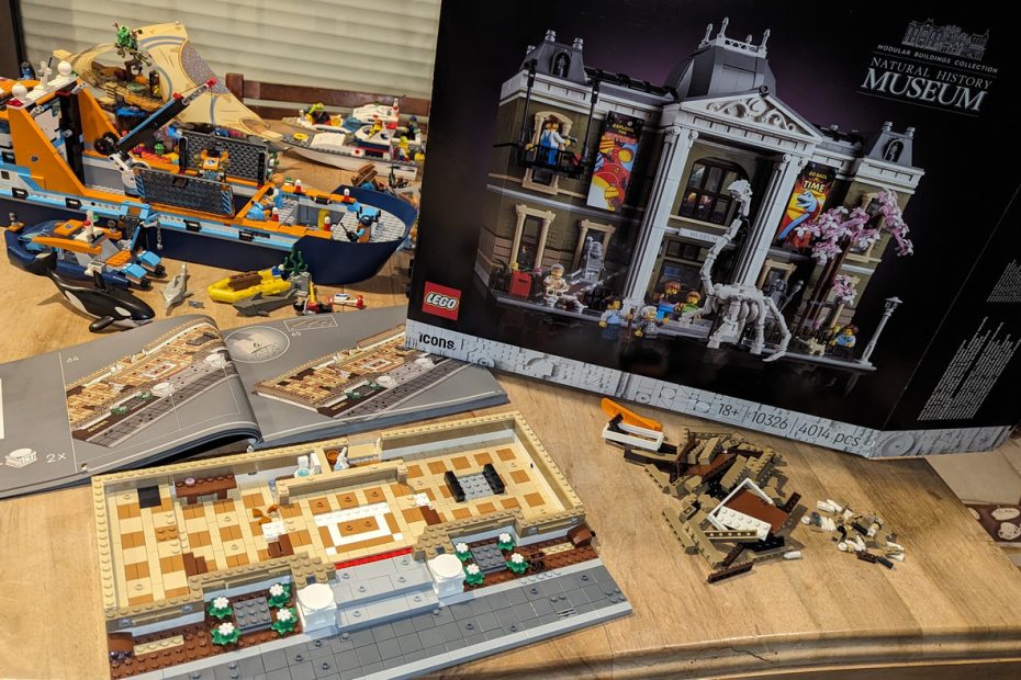 Construction du dernier Lego Modular : un musée