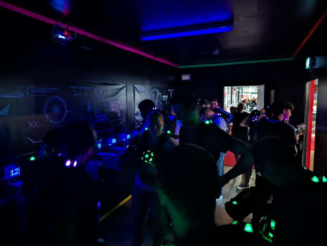 Laser game avec les collègues