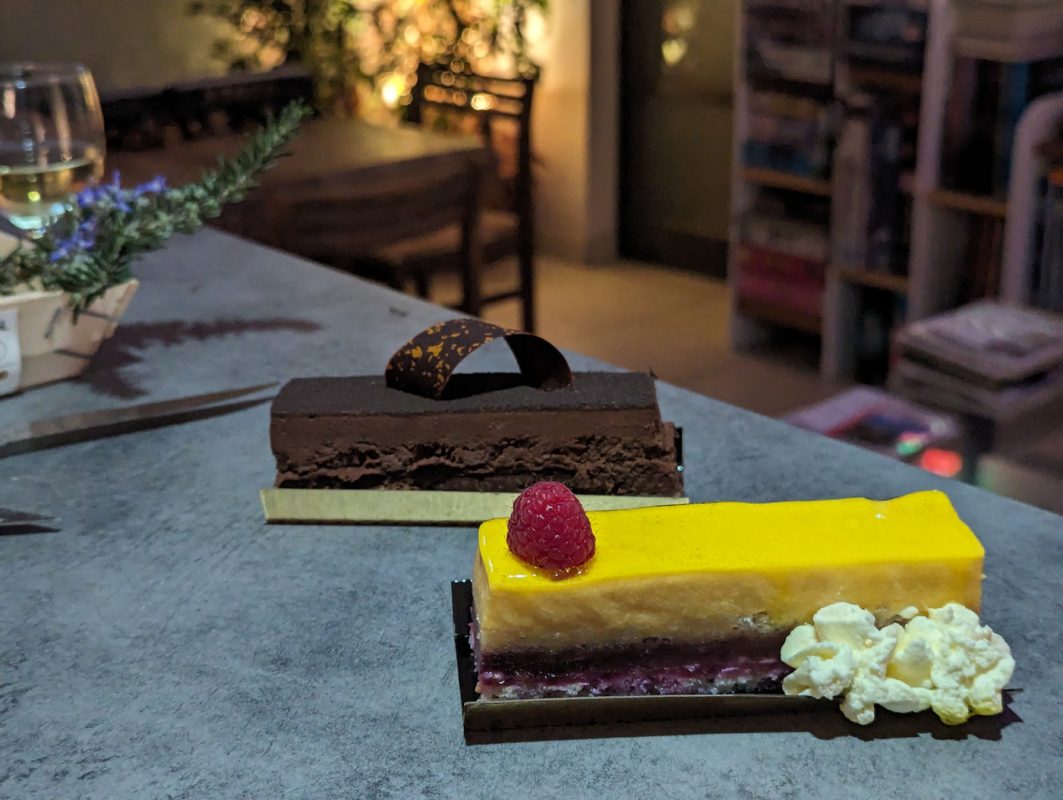 Dessert Mangue - Framboise et Chocolat